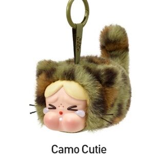 Pop Mart Crybaby Wild But Cutie Series Vinyl Plush Pendant Camo Cutie